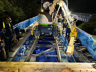 橋マクラギ交換