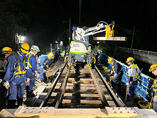 橋マクラギ交換