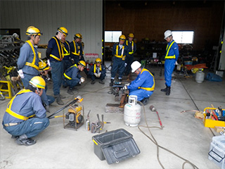 銅テルミット工法講習